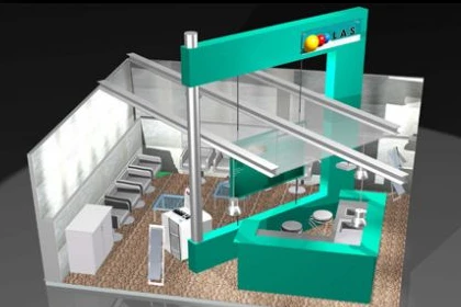 <p style="text-align:center;"><strong>Messekonzept & Standbau</strong><br>„Marke zum Anfassen“</p>