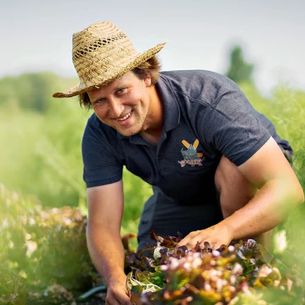 <p style="text-align:center;"><strong>Martin Zschoche</strong><br>Bio-Gemüsebauer</p>