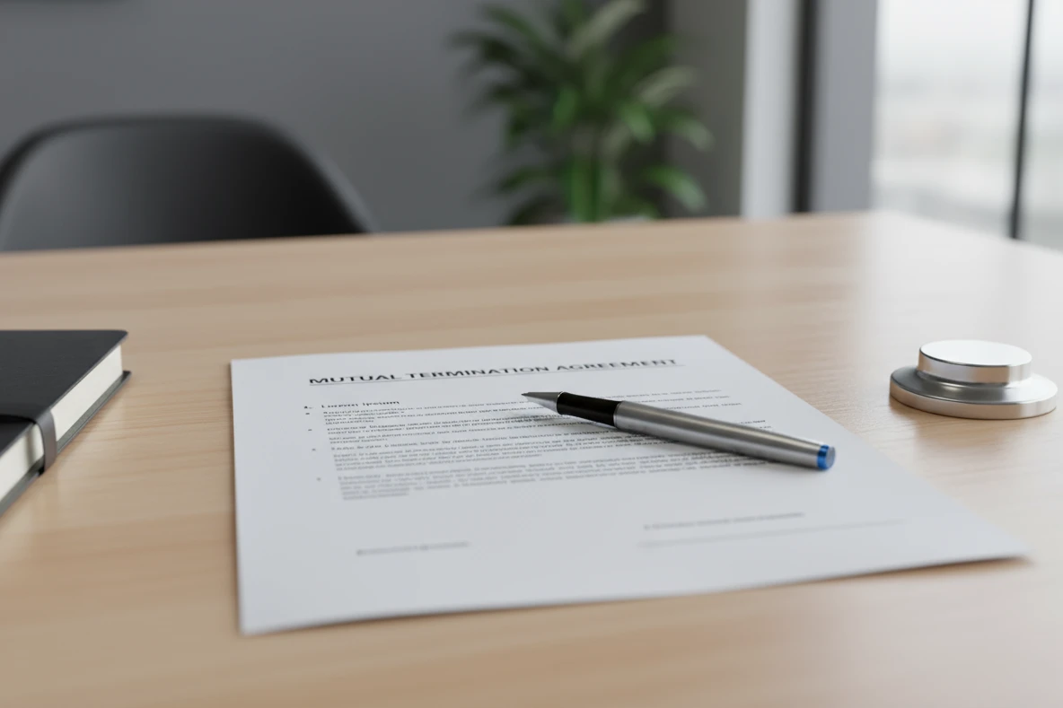 <p style="text-align:center;"><strong>Aufhebungsvertrag </strong><br> </p>